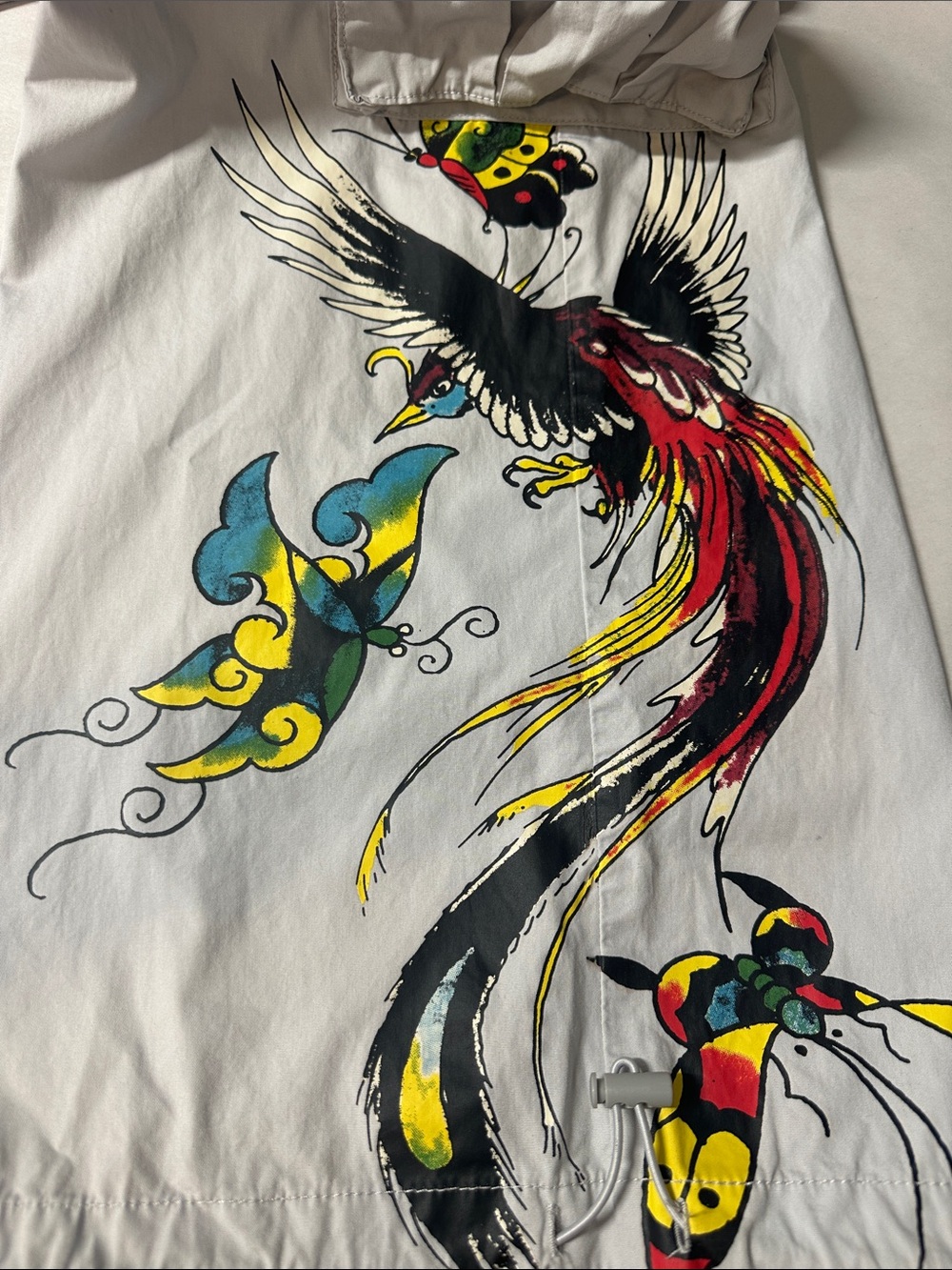 Ed Hardy Drawstring Cargo Pants
Grey Low Rise Butterflies Phoenix
Poplin Baggy - Picture 14 of 16